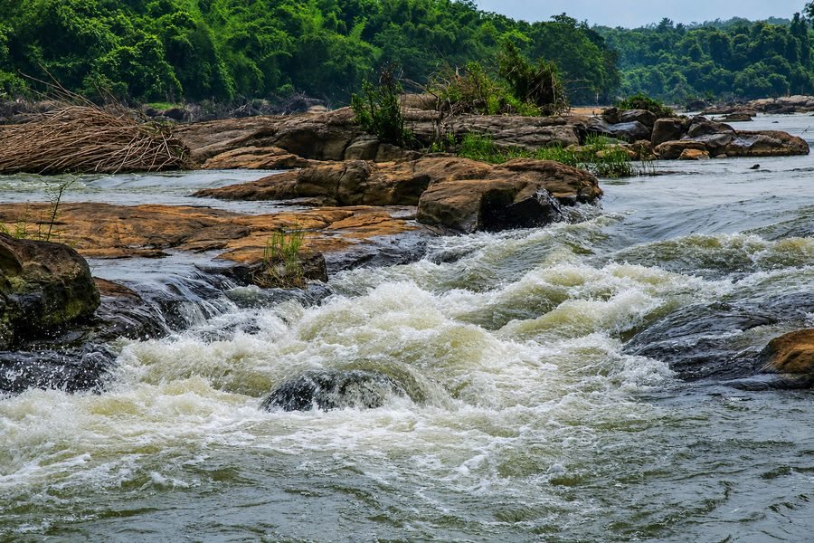 Paniyeli Poru — scenic river rapids and natural pool near Jeevika Haven, Kodanad